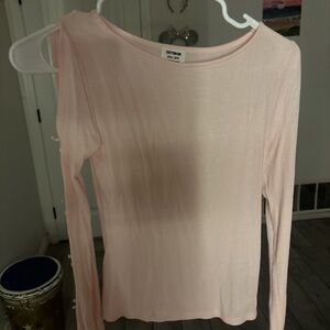 Cotton On Light Pink Long Sleeve Top